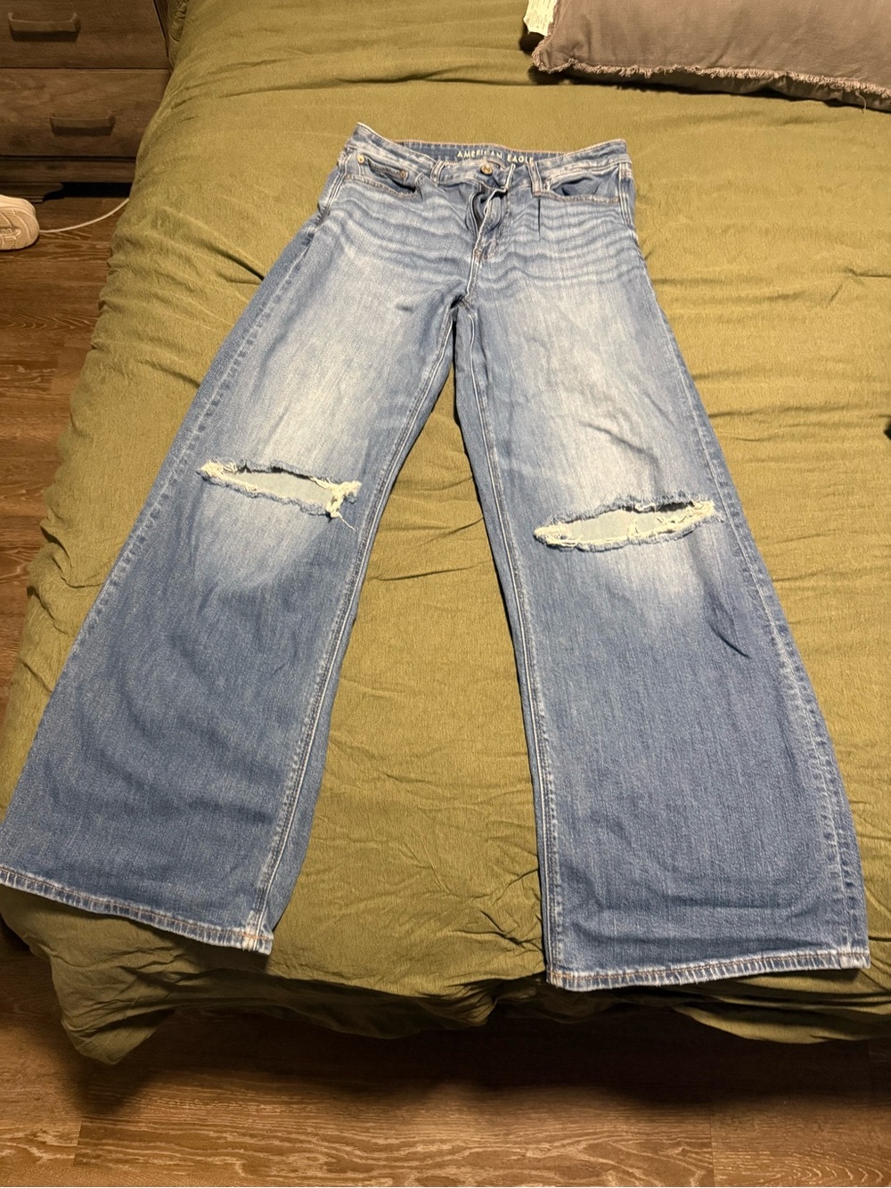 American Eagle Outfitters Super High-Rise Baggy Wide Leg